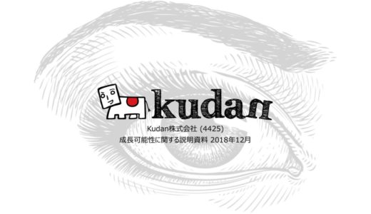 【Kudan株式会社】成長可能性に関する説明資料（2018年12月19日）